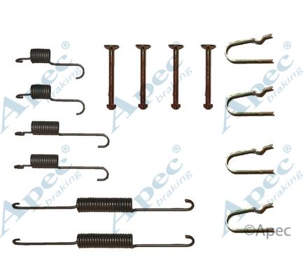 APEC BRAKING Комплектующие, тормозная колодка KIT644